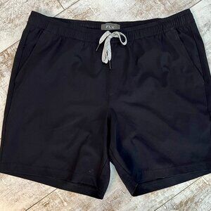 Mesn FLX Black Lined Shorts/Swim Trunks